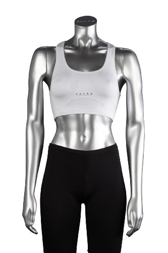 FALKE Damen Sport Bra-Top Mesh 'Madison', white, S, 36522