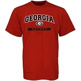 Russell Georgia Bulldogs Red Hockey T-shirt