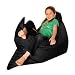 Kids BAZ BAG ® Beanbag Chair BLACK - Outdoor &amp; Indoor use (water resistant) bean bags