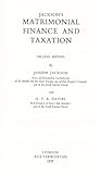 Jackson's matrimonial finance and taxation