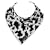 Skibz Dribble Bib - Cow Print