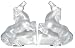 Lalique Crystal Kazak Horse Bookends 11857