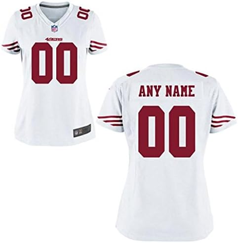 Woman San Francisco 49ers Customized Game-white Jersey Your Name Size L