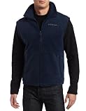 Columbia Mens Cathedral Peak Vest, Columbia Navy, Medium