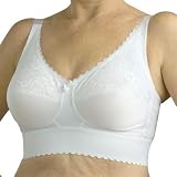 Nearly Me Postsurgical Lace Wide Band Soft Cup Bra Style 610