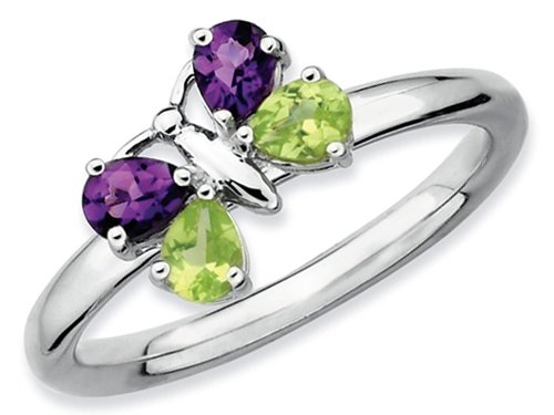 Stackable Expressions Sterling Silver Amethyst 