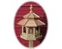 Treated Pine Pagoda Style Birdfeeder