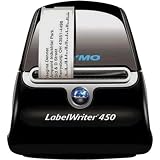DYMO LABELWRITER 450 Label Printer,(1752264), USB, PC/MAC, Printer and Software, 51 Labels Per Minute, black/silver.