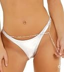 Rhinestone Heart Belly Chain