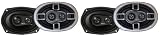 Mb Quart Ftb169 6x9 Inches 3 Way Formula Series Full Range Coaxial Car Speakers