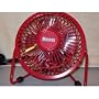 4 Inch High Velocity Desk fan Red
