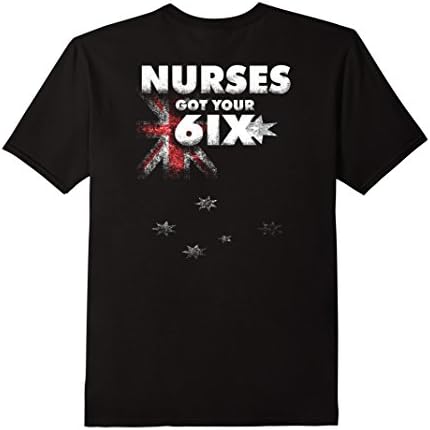 Men's Nurses got your 6ix Shirt Medium Black