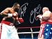 LARRY HOLMES AND BUTTERBEAN AUTOGRAPHED BOXING FACEOFF 16X20 PHOTO (BOXING)