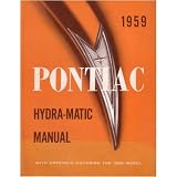 1958 1959 PONTIAC Hydra-Mat Transmission Service Manual by Pontiac