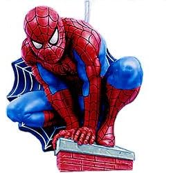 Amazing Spider-Man Cake Topper Candle by prettypartyplace