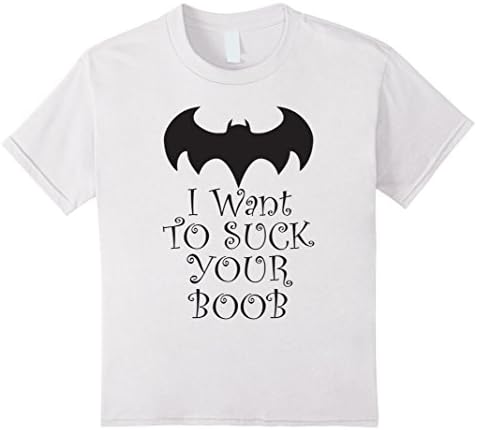 Kids I Want To Suck Your Boob T Shirt 4 White