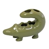 Animal Cracker Ceramic Toothbrush Holder by Allure Home Creations