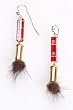 Earrings: Fur