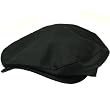 New Cotton Linen Duck Bill Lined Ivy Cab Cap Hat Large Extra Large Black