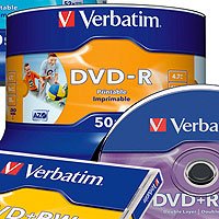 Cover image : Verbatim DVD-R, bis 16fach, 50er-Spindel