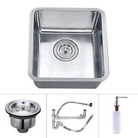 Buy 13 inch Undermount Stainless Steel Kitchen Sink (Single Bowl) by LITB now!