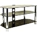 Centurion GT4 Black Premium Contemporary Design Flat Screen 23"-50" Glass Stand