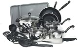 Farberware 19-Piece Stainless-Steel Kitchen Set