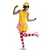 Disguise Adult Sassy Female Big Bird, Yellow/Orange/Pink, Medium (8-10) Costume