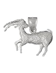 Clevereves 14K White Gold Zodiac Pendant 11.7 - Gram(s)