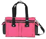 Little Company Spice Shoulder Bag in Olive and Bright Pink