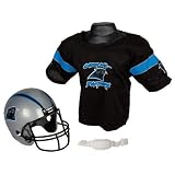 Carolina Panthers Youth NFL Helmet and Jersey Set