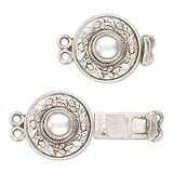 Sterling SIlver Genuine Pearl Clasp