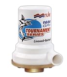 Rule 209B Marine Rule 1600 Tournament Series Livewell Pump (1' NPT, Female-Single Port Bronze Base)