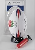 Gilbert Starter Pack - England (Size 4 Ball, Tee, Pump)
