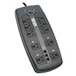 Tripp Lite TLP1008TEL 10 Outlet Surge Protector (2395 Joules, Tel/DSL)
