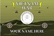 Army Vietnam War Large Vehicle Bumper Sticker