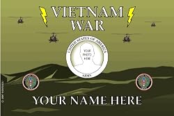 Army Vietnam War Large Vehicle Bumper Sticker