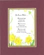 Touching and Heartfelt Poem for Easter - An Easter Wish . . . Poem on 11 x 14 inches Double Beveled Matting