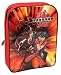 Bakugan Battle Brawlers Backpack, Tagged Zip, Red, Character Picture
