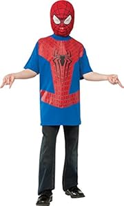 Rubies Costume The Amazing Spiderman 2 Costume Top and Mask, Child Large