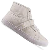 Vans Womens Wellesley Strap Hi Leather Boots-White