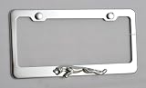 Jaguar Leaper License Plate Frame Chrome New