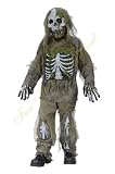 Boys Medium Skeleton Zombie Costume (8-10)