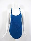 Matty M womens aruba blue racerback tank top L