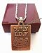 Israeli Army IDF Dog Tag with Traveller's Prayer (Tefilat Haderech) in Hebrew