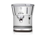 KRUPS XP4600 Silver Art Collection Pump Espresso Machine with KRUPS Precise Tamp Technology and Stainless Steel Housing, Silver
