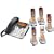 DECT1588-5 DECT6.0 Cord/Cordless Digital Answerer Dual Keypad 5 Colorful Handset