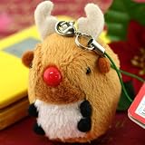 むにゅっとメリクリ♪<strong>クリスマス</strong>★ムニュマム携帯ストラップ(赤鼻のトナカイさん)6091