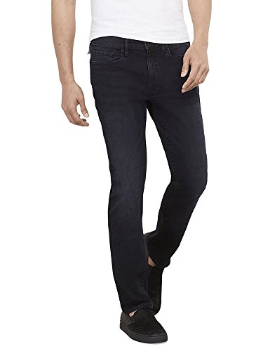 Kenneth Cole REACTION Men's Dark Wash Straight-Fit Stretch Jean