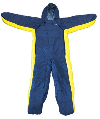 GIGANTIC TREE(ギガンティックツリー) 人型寝袋 NAVY/YELLOW [最低使用温度-3度] MCZ-5260